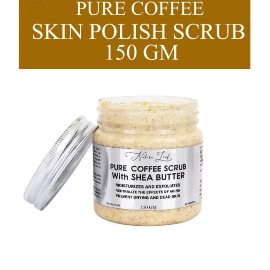 Nature Leaf Pure Coffee with Shea Butter Face Scrub (150 gram)